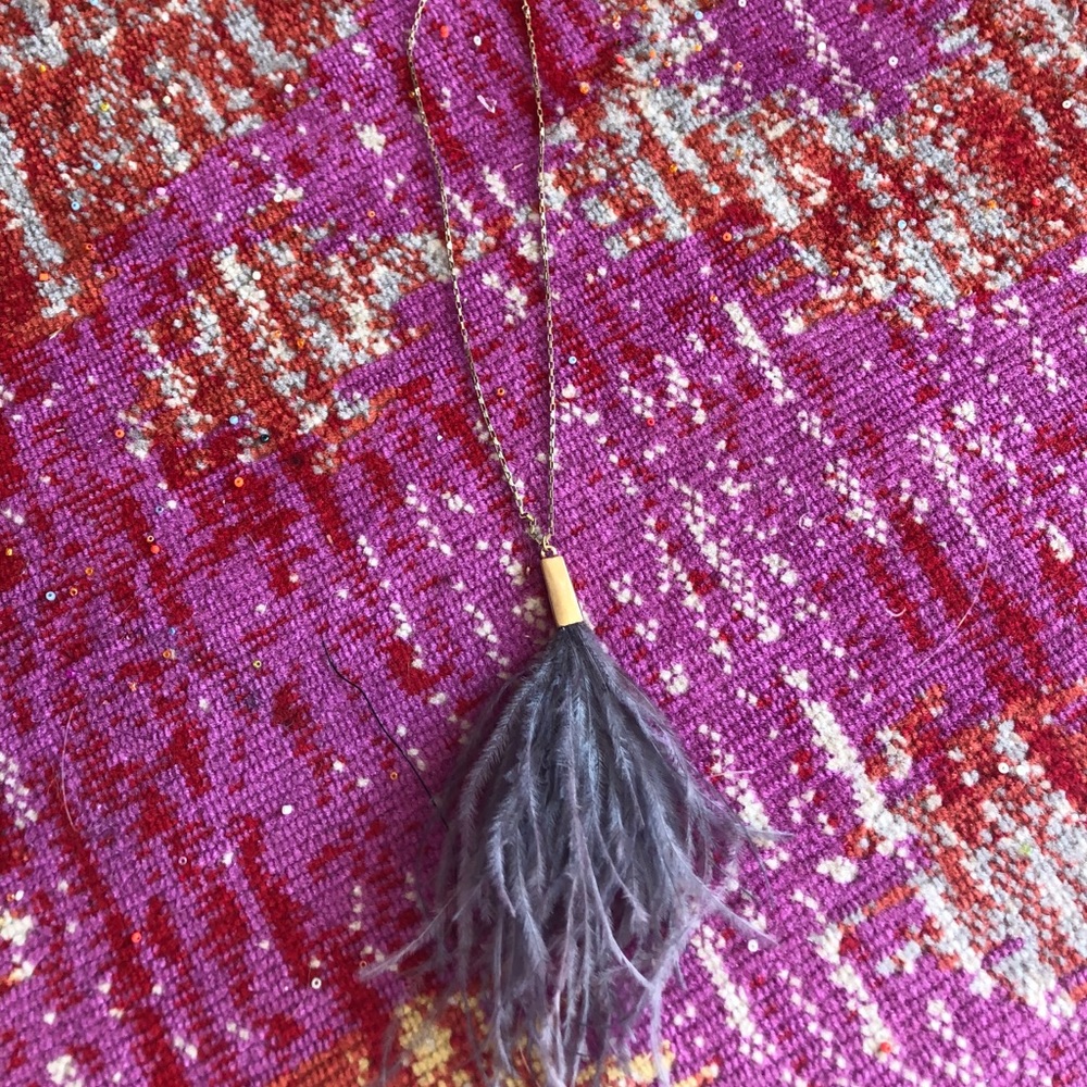 Feather necklace